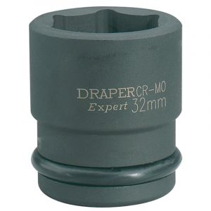 Draper Tools Expert 17mm 3/4 Square Drive Hi-Torq® 6 Point Impact Socket