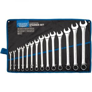 Draper Tools Imperial Combination Spanner Set (14 Piece)