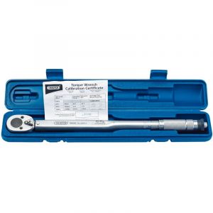 Draper Tools 1/2 Square Drive 30 - 210Nm or 22.1-154.9lb-ft Ratchet Torque Wrench