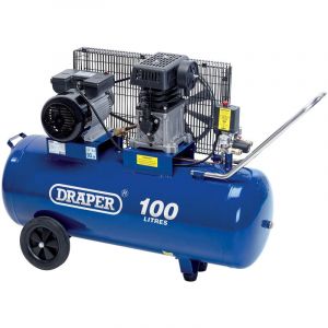Draper Tools 100L Belt-Driven Air Compressor (2.2kW)
