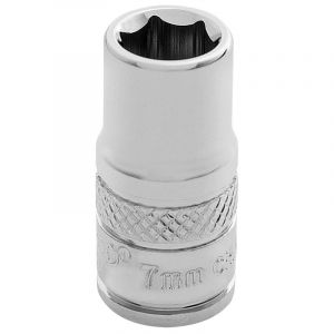 Draper Tools 1/4 Square Drive Hi-Torq® 6 Point Socket (7mm)