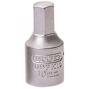 Draper Tools 10mm Hexagon 3/8 Square Drive Drain Plug Key