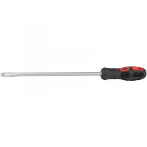 Draper Tools Expert 9.5mm x 250mm Plain Slot Flared Tip Long Reach Screwdriver