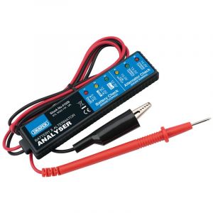 Draper Tools Battery and Alternator Analyser for 12V DC Systems