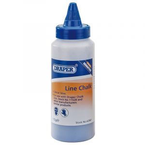 Draper Tools 115G Plastic Bottle of Blue Chalk for Chalk Line