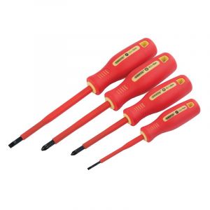 Draper Tools Fully Insulated Screwdriver Set (4 Piece)