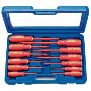 Draper Tools Fully Insulated Screwdriver Set (12 Piece)