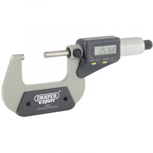 Draper Tools Expert Dual Reading Digital External Micrometer - 25-50mm/1-2