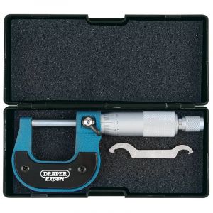 Draper Tools Expert Metric External Micrometer - 0-25mm
