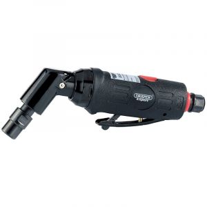 Draper Tools Compact Soft Grip Air Angle Die Grinder with 115° Head (6mm)