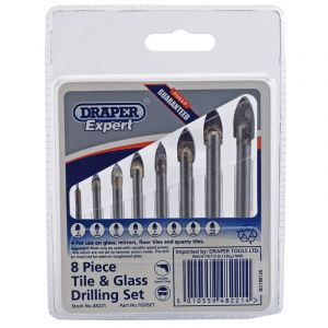 Draper Tools Tile and Glass Drilling Set (8 Piece)