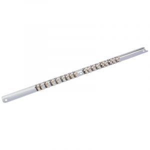 Draper Tools 1/4 Sq. Dr. Retaining Bar with 18 Clips (400mm)