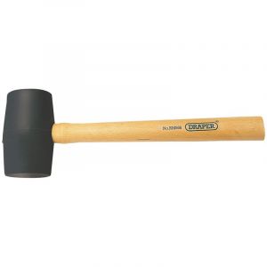 Draper Tools Rubber Mallet With Hardwood Shaft (410G - 14.5oz)