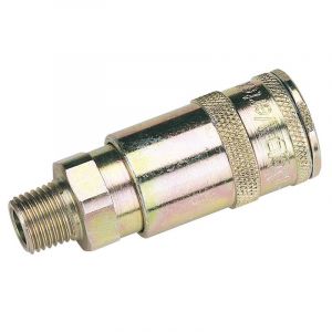 Draper Tools 1/4 BSP Taper Male Thread Vertex Air Coupling