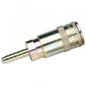 Draper Tools 1/4 Bore Vertex Air Line Coupling with Tailpiece