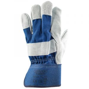 Draper Tools Heavy Duty Leather Industrial Gloves