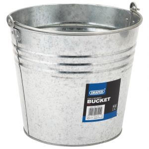 Draper Tools Galvanised Steel Bucket (12L)