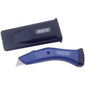 Draper Tools Heavy Duty Retractable Trimming Knife with Quick Change Blade Facility