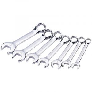 Draper Tools Hi-Torq® Metric Stubby Combination Spanner Set (7 Piece)