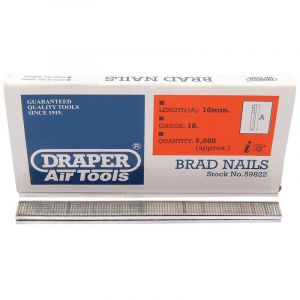 Draper Tools 10mm Brad Nails (5000)