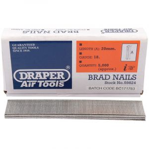 Draper Tools 20mm Brad Nails (5000)