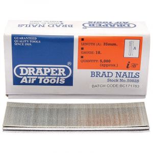 Draper Tools 35mm Brad Nails (5000)