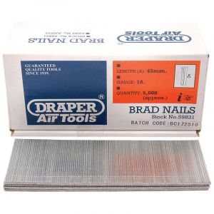 Draper Tools 45mm Brad Nails (5000)