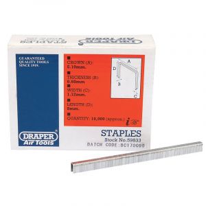 Draper Tools 8mm Staples (10000)