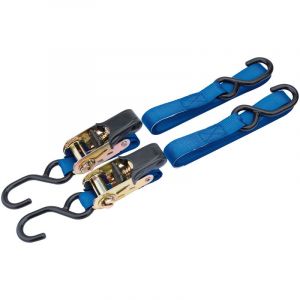 Draper Tools 250kg Ratcheting Tie Down Straps (3.5M x 25mm) (2 Piece)