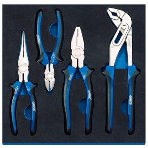 Draper Tools Pliers Set in 1/2 Drawer EVA Insert Tray (4 Piece)