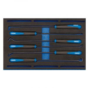 Draper Tools Long Reach Hook and Pick Set in 1/4 Drawer EVA Insert Tray (6 Piece)