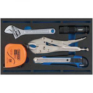 Draper Tools Tool Kit in 1/4 Drawer EVA Insert Tray (5 Piece)