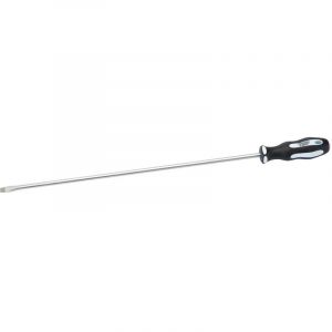 Draper Tools Plain Slot Extra Long Reach Soft Grip Screwdriver (8 x 450mm)