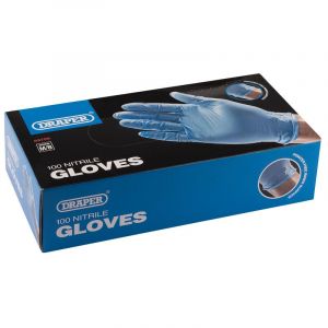 Draper Tools Medium Nitrile Gloves (Box of 100)