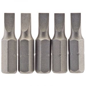 Draper Tools 4.5 mm 1/4 Hex. Plain Slot Insert Bit 25mm Long x 5