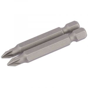 Draper Tools No.1 1/4 Hex. PZ Type Insert Bit 50mm Long x 2