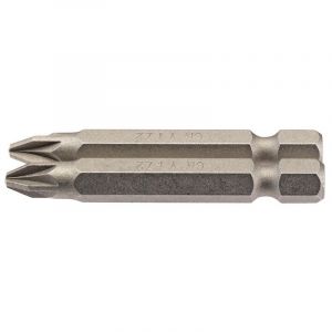 Draper Tools No.2 1/4 Hex. PZ Type Insert Bit 50mm Long x 2