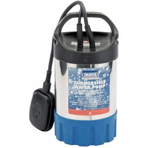 Draper Tools 120L/Min Stainless Steel Body Submersible Water Pump with Float Switch (200W)