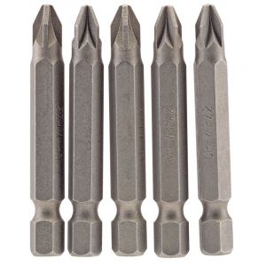 Draper Tools No.2 1/4 Hex. PZ Type Insert Bit 50mm Long x 5