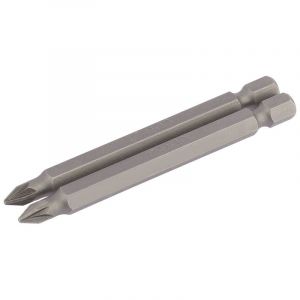 Draper Tools No.1 1/4 Hex. PZ Type Insert Bit 75mm Long x 2