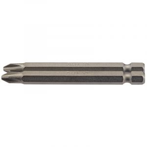 Draper Tools No.2 1/4 Hex. Cross Slot Insert Bit 75mm Long x 2