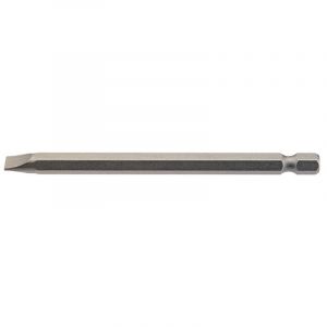 Draper Tools 6.5mm 1/4 Hex. Plain Slot Insert Bit 100mm Long x 1