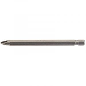 Draper Tools No.2 1/4 Hex. PZ Type Insert Bit 100mm Long x 1