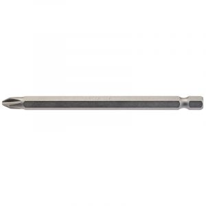 Draper Tools No.2 1/4 Hex. Cross Slot Insert Bit 100mm Long x 1