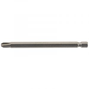 Draper Tools No.3 1/4 Hex. Cross Slot Insert Bit 100mm Long x 1