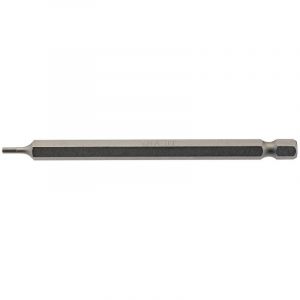 Draper Tools 2mm 1/4 Hex. Hexagonal Insert Bit 100mm Long x 1