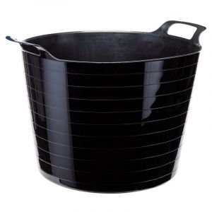 Draper Tools Multi Purpose Flexible Bucket - Black (40L)
