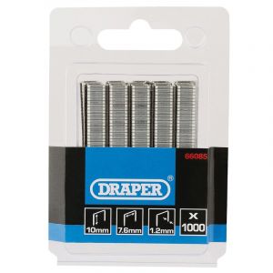Draper Tools Heavy Duty Steel Staples (10mm)