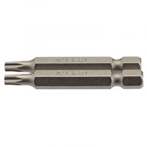 Draper Tools T20 1/4 Hex. Draper TX-STAR® Insert Bit 50mm Long x 2