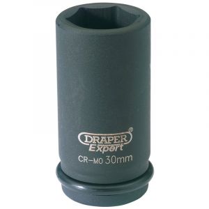 Draper Tools Expert 30mm 3/4 Square Drive Hi-Torq® 6 Point Deep Impact Socket